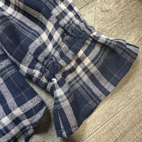 Melissa Nepton Anko Ruffle Neck Plaid Top XS NWOT - Picture 4 of 5